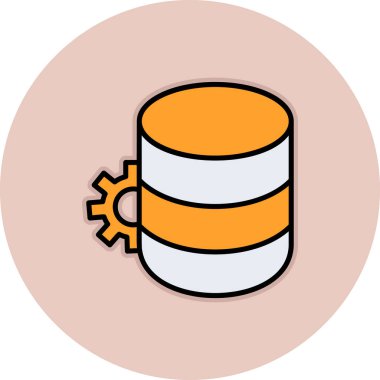 Seo simgesinin vektör illüstrasyonu