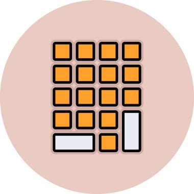 Modern b 'nin vektör illüstrasyonunda müziğin eksik simgesi