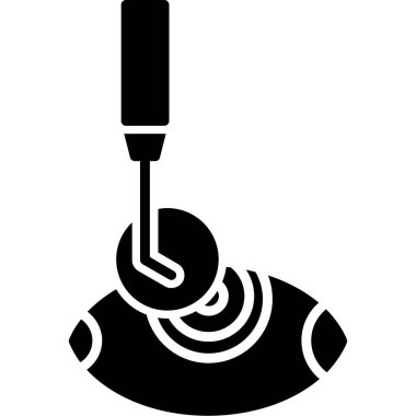 Tornavida. Web simgesi vektör illüstrasyonu