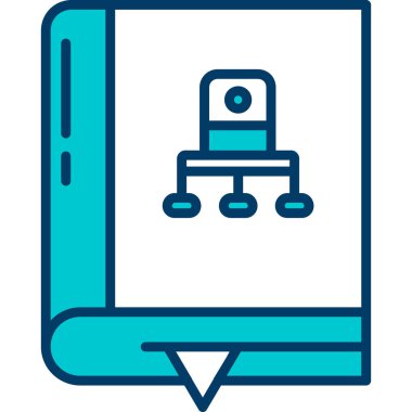 Modern eğitim ikonunun vektör illüstrasyonu