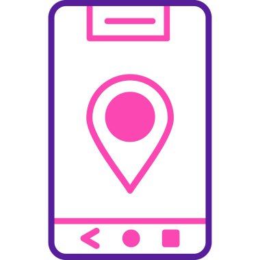 mobil simge vektör illüstrasyonu