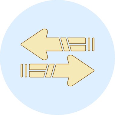 ok vektörü simgesi modern basit vektör illüstrasyonu