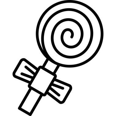 - Şeker. Web simgesi basit illüstrasyon