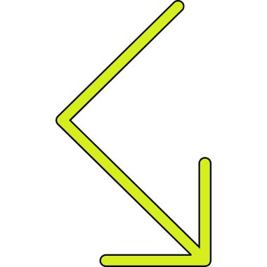 yukarıyı gösteren Yeşil ok