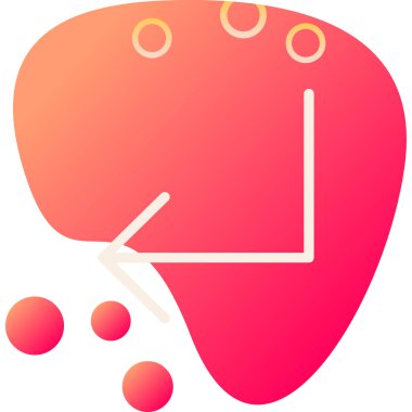 Basit simge, konuşma baloncuğunun vektör gösterimi