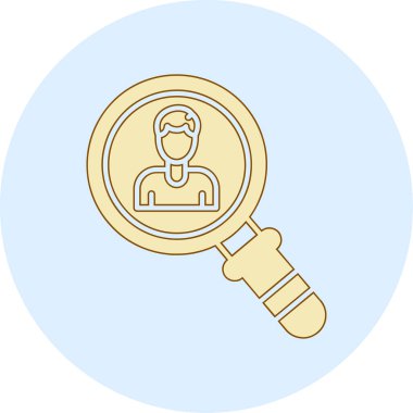 Ara. Web simgesi basit illüstrasyon