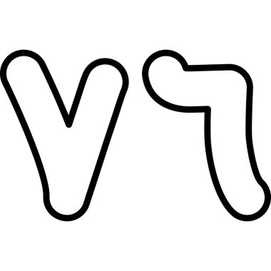 Çizgi film karakterinin vektör çizimi