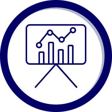 grafik simgesi, vektör illüstrasyonu. grafik simgesi