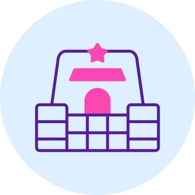 Hediye. Web simgesi basit illüstrasyon