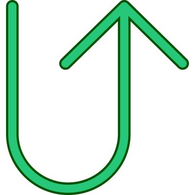 Ok. Web simgesi basit illüstrasyon