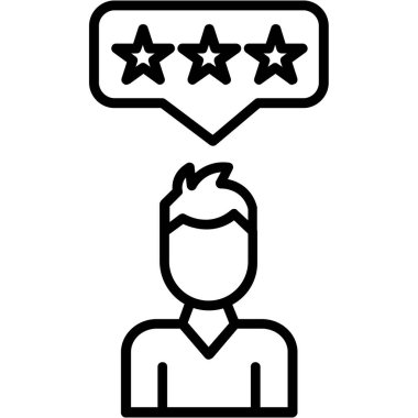 Geribildirim gözden geçirme vektör illüstrasyonu