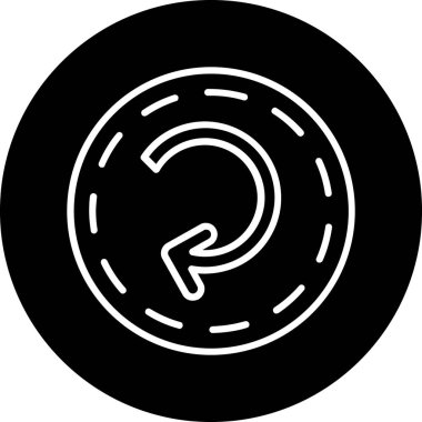 Para birimi takas simgesi - taslak biçimi