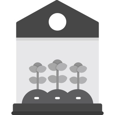 Orman simgesi, vektör illüstrasyonu