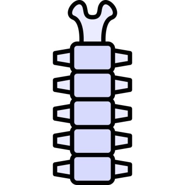 Çizgi film mavi ve sarı arkaplanın vektör çizimi