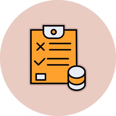 Çapraz iz simgesi olan bir panonun vektör çizimi