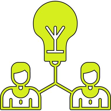 Ampullü bir kadın ve erkeğin vektör çizimi.