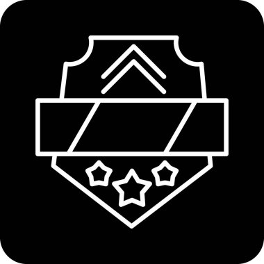 Bir yıldız simgesinin vektör illüstrasyonu