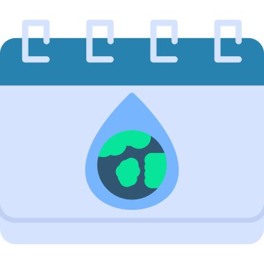 su damlası ikon vektör illüstrasyonu