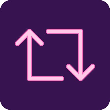 ok simgesi, vektör illüstrasyonu