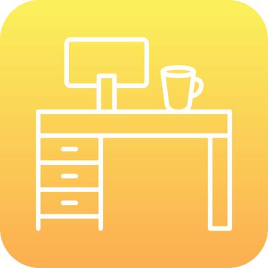 Modern b 'nin vektör illüstrasyonu kahve ikonundan yoksun