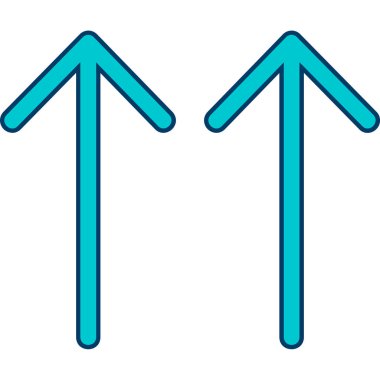 ok simgesi vektör illüstrasyonu