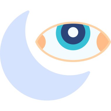 Göz simgesi vektör illüstrasyonu