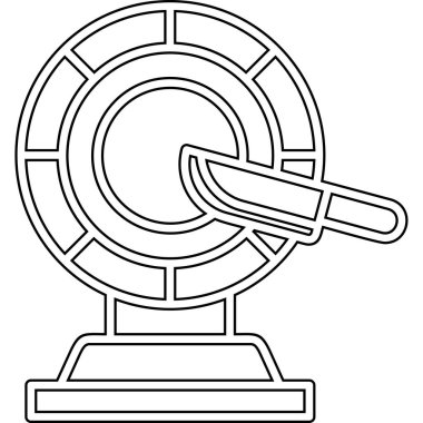 hedef simge vektör illüstrasyonu