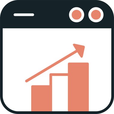 seo modern simgesinin vektör illüstrasyonu