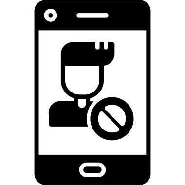 akıllı telefon simgesi vektör illüstrasyonu