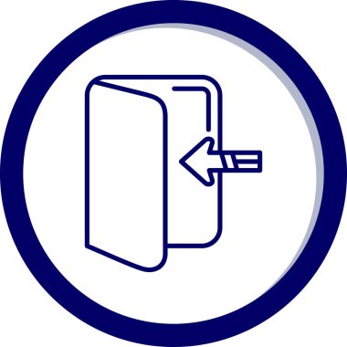 Buzdolabı simgesinin vektör illüstrasyonu