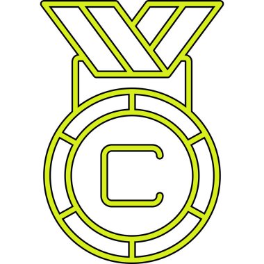 Bir karikatürün vektör çizimi ve yeşil arkaplan