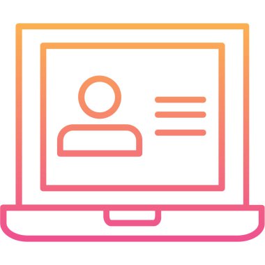 bilgisayar simgesi vektör illüstrasyonu