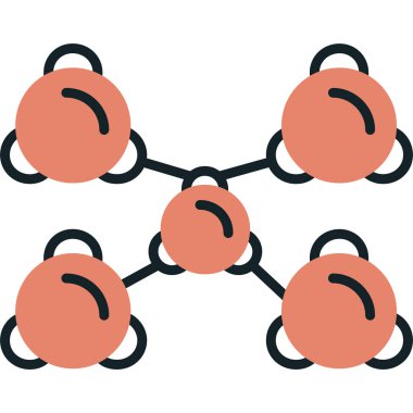 bağlantı ağ vektör simgesi