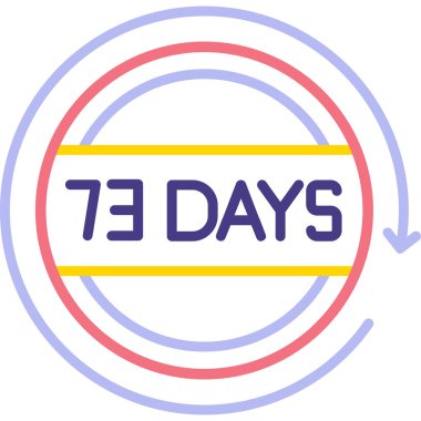 Vektör simgesine gitmek için 77 gün