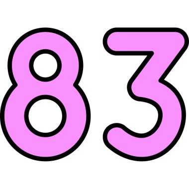 9 sayısının vektör illüstrasyonu