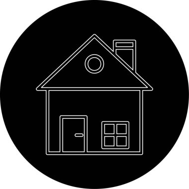 ev simgesi vektör illüstrasyonu