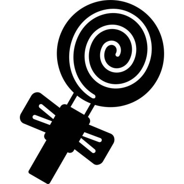 - Şeker. Web simgesi basit illüstrasyon