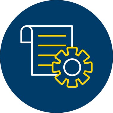 belge simgesi vektör illüstrasyonu