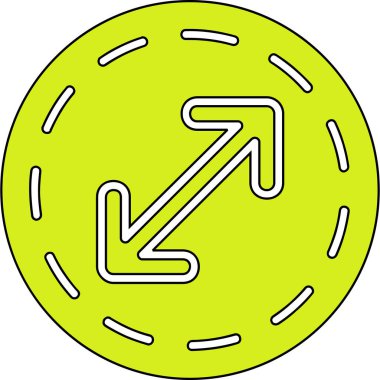 ok simgesi vektör illüstrasyonu