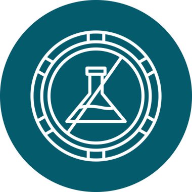 vektör kimya simgesi illüstrasyonu