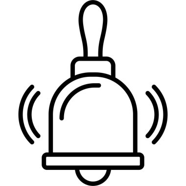 Çan vektör simgesi modern basit vektör illüstrasyonu