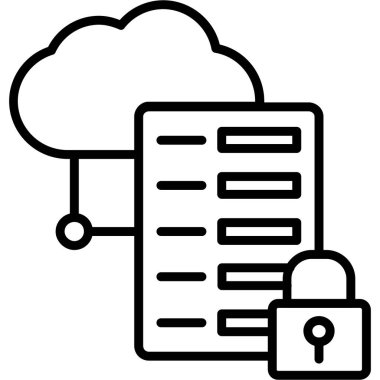 özet biçiminde veri bulut veri simgesi