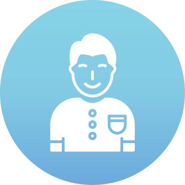 avatar. Web simgesi basit illüstrasyon