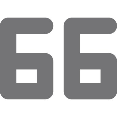 65.6 simge tasarımı. 656 sembolü. vektör illüstrasyonu.