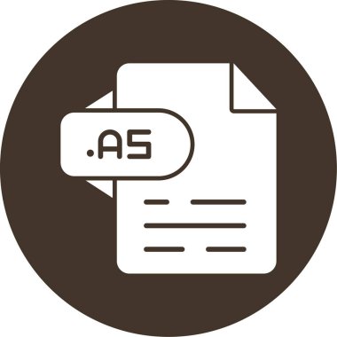 Dosya biçim simgesinin vektör illüstrasyonu