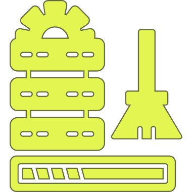 Modern b 'nin vektör illüstrasyonu eksik simgesi