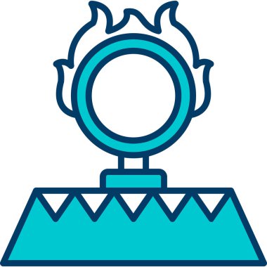 Çizgi film simgesinin vektör çizimi