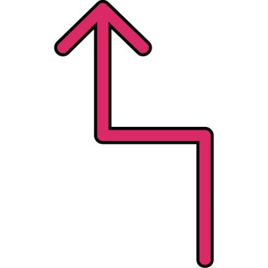 ok simgesi vektör illüstrasyonu