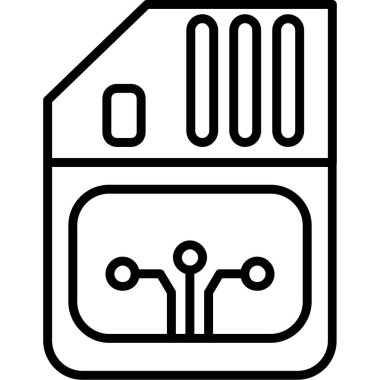 Elektronik elektronik taslak biçiminde simge
