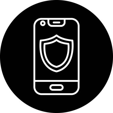 akıllı telefon simgesi vektör illüstrasyonu